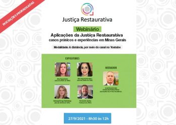 Webinário Aplicações da Justiça Restaurativa