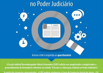 Pesquisa – A Escola e a Educação Judicial – Até 09-09