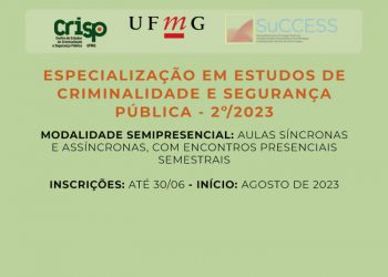 Especialização em Estudos de Criminalidade e Segurança Pública